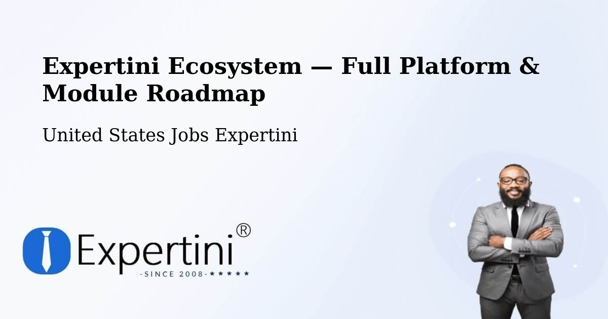 Expertini Ecosystem — Full Platform & Module Roadmap – Panama City Beach